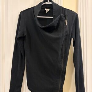 Bench Black Asymmetrical Zip Jacket
